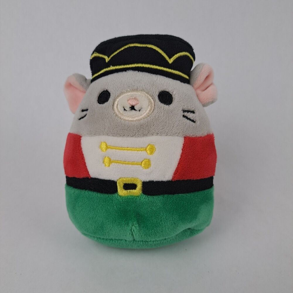 Squishmallows Murray Mouse 4.5" Toy Soldier Nutcracker Christmas Holiday